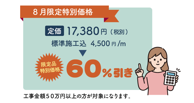 特別価格60%引き